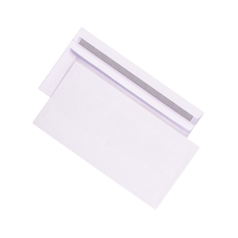 simplifypackaging® C4/A4 229 mm x 324 mm weiß Hartschale starkem Karton Board schälen und Siegel Briefumschläge mit eine Adresse Fenster C4 weiß 